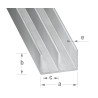 Profilé U Alu brut 10x16x10x13mm intérieur 6mm1M