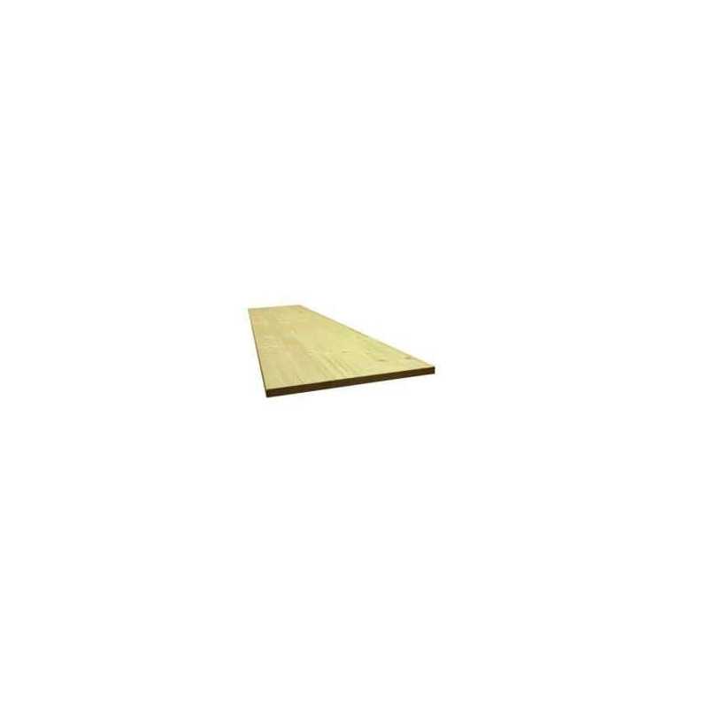 Tablette 1200x400x18mm sapin collees sans film