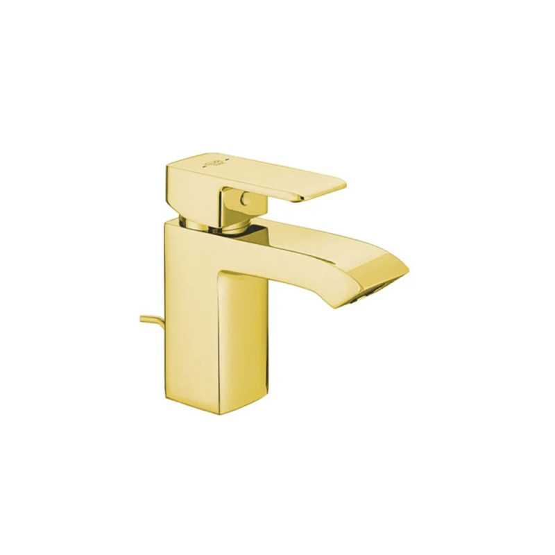 Mitigeur lavabo monocommande profilé star doré -  - meilleure qualité