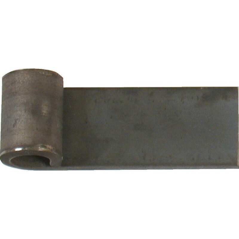 Noeud acier brut H.40 x L.100 x P.30 mm