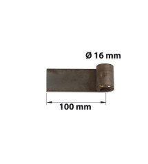 Noeud acier brut, H.40 x L.100 x P.30 mm | Sanifer