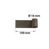 Noeud acier brut, H.40 x L.100 x P.30 mm | Sanifer