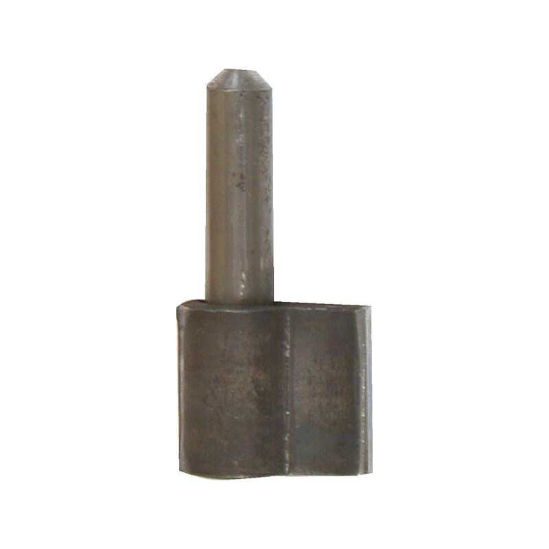 Gond acier brut H.90x diam. 16 mm