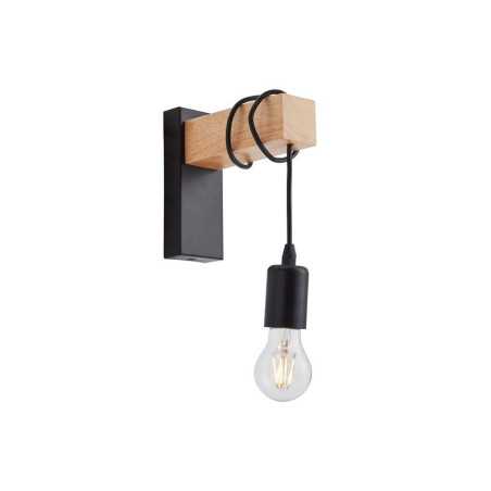 Applique 1x E27 max 40W industriel métal noir EGLO Townshend
