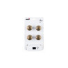Lot de 4 boutons de meuble Rond Zamak Laitonné H.25 X L.25 X P.25 Mm | Sanifer