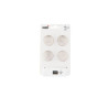 Lot de 4 boutons de meuble Rond Zamak Brossé H.27 X L.33 X P.33 Mm | Sanifer