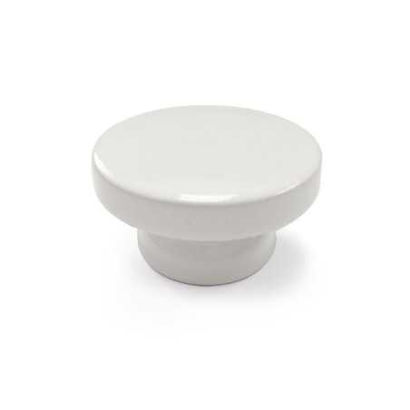 Lot de 6 boutons de meuble rond bois laquée H.22 X L.39 X P.39 Mm