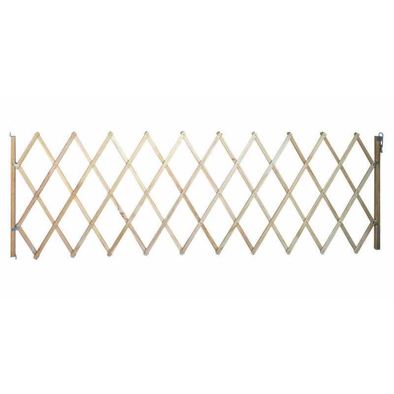 Barrière en bois extensible pour animauxL.60-230 CmH.83 Cm