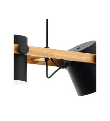 Suspension industriel en acier Inoxydable Eglo Hornwood 3 Lumière(S) | Sanifer