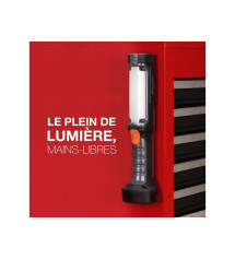 Baladeuse aimantée crochet piles 550 lm 7 mètres noire ENERGIZER|Sanifer