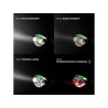 Lampe frontale rechargeable 7 modes 400 lm 80 Mètres verte ENERGIZER|Sanifer