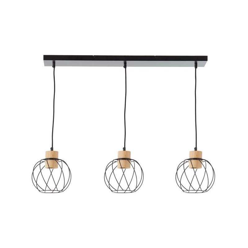 Suspension 3xE27 metal Diamètre 20 cm