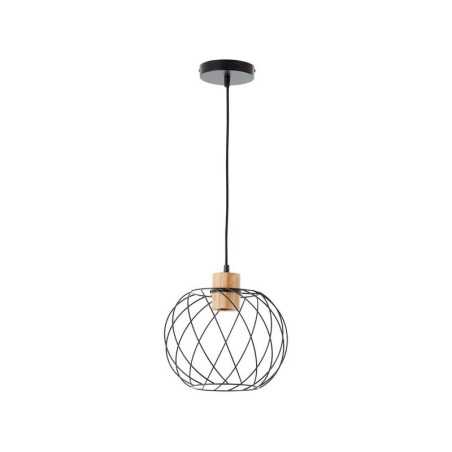 Lustre malloW E27 bambou noir diam.30 cm