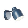 Spot TonkaE14 métal bleu gris