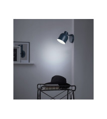 Spot Tonka, E14, métal bleu gris   | Sanifer