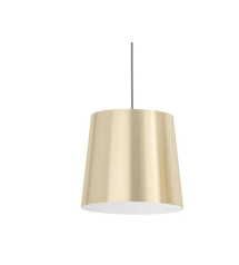 Suspension KRELA 3XE27 L. 85 cm métal noir/laiton   | Sanifer