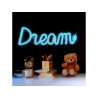 Lampe essentiel en plastique blanc  Néon Dream, USB + batterie | Sanifer