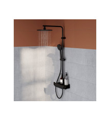 Colonne de douche easy noire THM | Sanifer