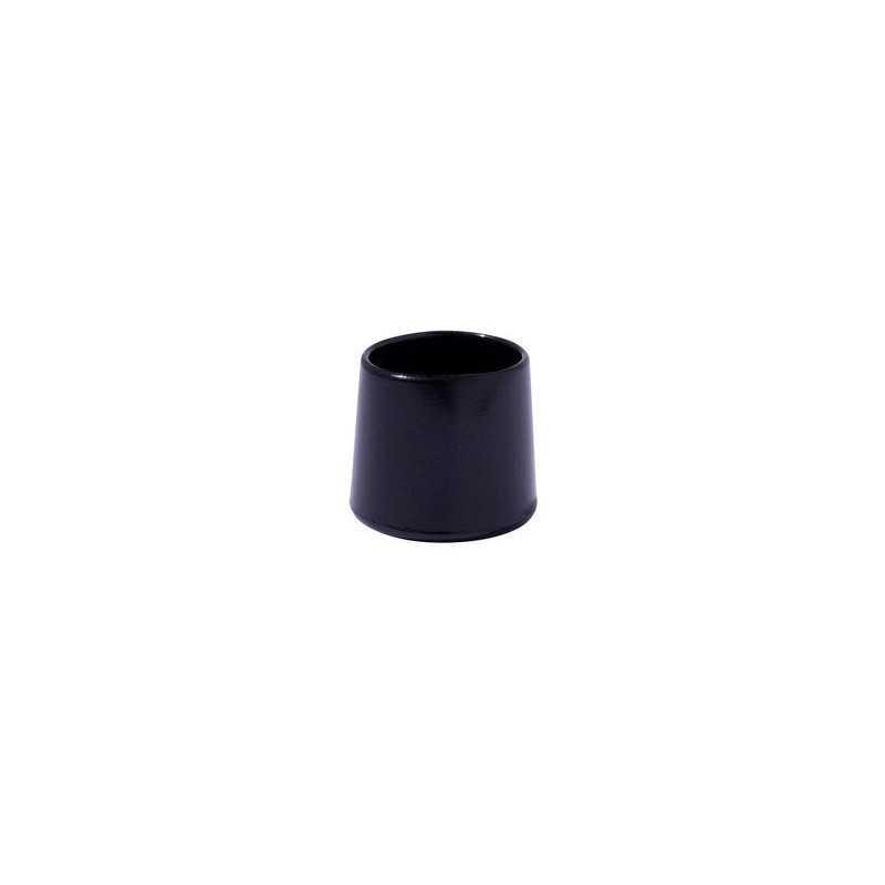Lot de 4 embouts enveloppant plastiquenoir 16mm