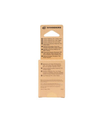 Lot de 4 embouts enveloppant plastique    noir 16mm | Sanifer