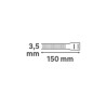 Lot de 25 colliers diam. 3 à  35 x L. 150 mm noir | Sanifer