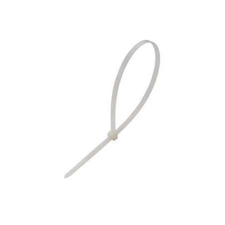 Lot de 25 colliers diam. 3 à  90 x L. 350 mm blanc