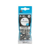 Sachet de 12 boulons inox, tête 6 pans hexagonal  L.30 mm|Sanifer