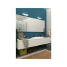 Réglette led pour salle de bain Bagno S19 l'interrupteur + prise, ARIC, L.35.1 cm 7.2 W blanc | Sanifer