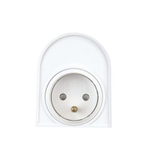 Réglette led pour salle de bain Bagno S19 l'interrupteur + prise, ARIC, L.35.1 cm 7.2 W blanc | Sanifer