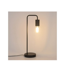 Lampe LINA E27 H.45 cm en métal noir  | Sanifer