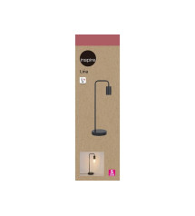 Lampe LINA E27 H.45 cm en métal noir  | Sanifer
