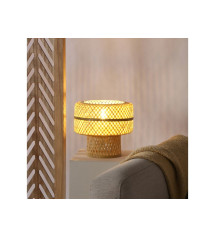 Lampe bambou naturel   Palanga  H.21 cm|Sanifer