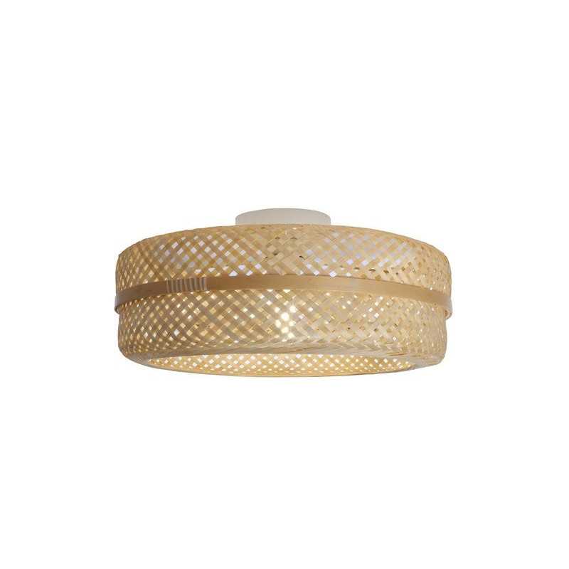 Plafonier en bambou PalangaE27diam.45 cm