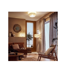 Plafonier en bambou   Palanga  E27  diam.45 cm|Sanifer