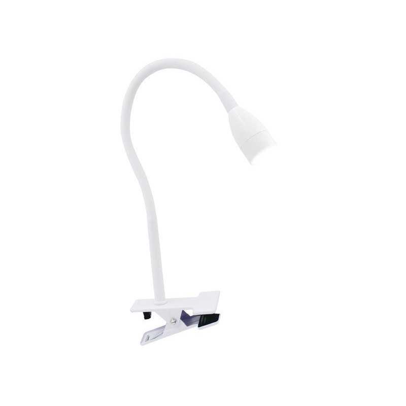 Lampe à  pinceGao métal blanc
