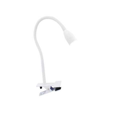 Lampe à  pinceGao métal blanc