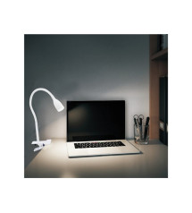 Lampe à  pince  Gao, métal blanc | Sanifer