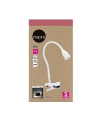 Lampe à  pince  Gao, métal blanc | Sanifer