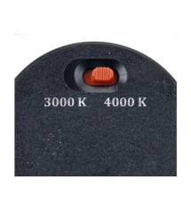 Spot encastrable led intégrées, ARIC, de 3000 à  4000 K, cylindre noir | Sanifer