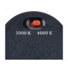 Spot encastrable led intégrées, ARIC, de 3000 à  4000 K, cylindre noir | Sanifer