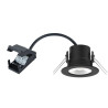 Spot encastrable led intégrées, ARIC, de 3000 à  4000 K, cylindre noir | Sanifer