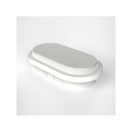 Hublot extérieur led integré ovale ezy 21cm1620lmip65blanc