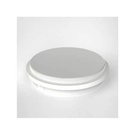 Hublot extérieurled intégré rond ezy 25cm 1620lm ip65 blanc