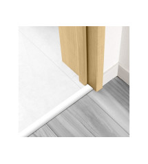 Barre de seuil en alumium blanc, l.37 mm x L.83 cm ARTENS | Sanifer