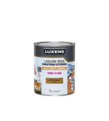 Lasure LUXENS Conditions extrêmes 12 ans chêne moyen brillant 1 Litre|Sanifer
