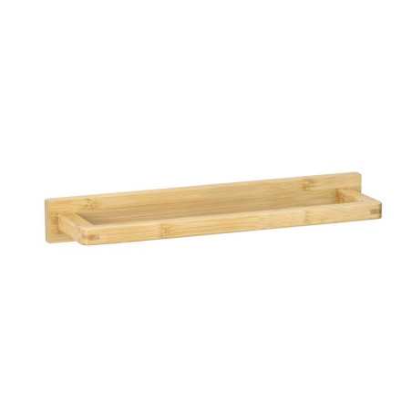 Porte serviette étagère fixation au choix Inbara 40cm bambou WENKO -  - meilleure qualité