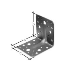 Equerre renfoncée galvanisé Gah Alberts, 105X105X90 Mm | Sanifer