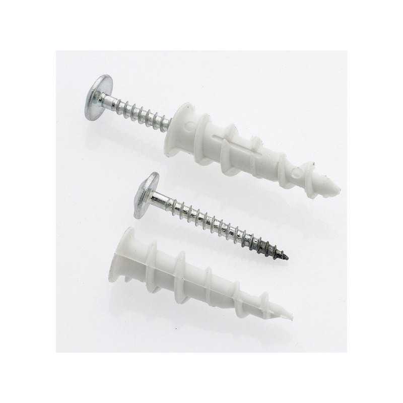 Lot de 30 chevilles multimateriau avec vis minivix RED HEAD 3 x 25 mm