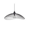Suspension 1xE27 max 40W métal noir SEYNAVE KASTELI Diam. 65 cm