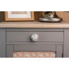 Bouton de meuble rond porcelaine creme Vieilli H.28 X L.44 X P.44 Mm | Sanifer